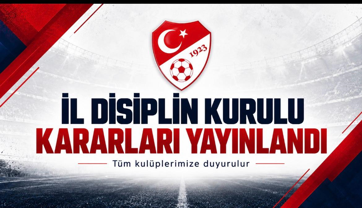 08.10.2026 Tarihli İl Disiplin Kurulu Kararları
